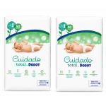 Pack 2 Dodot Cuidado Total Talla 1 50 Pañales | Doble Protección Suave para Recién Nacidos