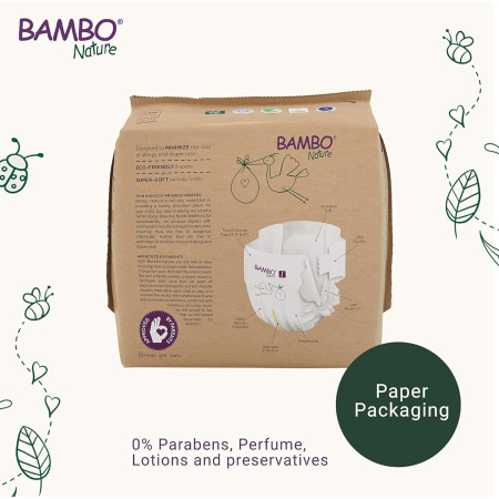 Bambo Nature Talla 6 Ecológicos (+16 kg) Pack Ahorro 40 Pañales (2x20) – Protección Natural Premium para Niños Activos