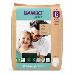 Bambo Nature Pants Talla 6 Ecológicos 18 Uds  | Tipo Braguita Cómodo y Fácil de Usar