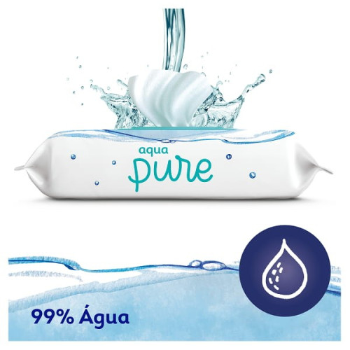 Toallitas Dodot Aqua Pure con Tapita Pack Ahorro 576 Uds (12x48) – Máxima Pureza y Suavidad para tu Bebé