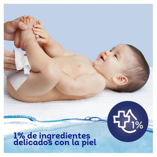 Toallitas Dodot Aqua Pure con Tapita Pack Ahorro 576 Uds (12x48) – Máxima Pureza y Suavidad para tu Bebé