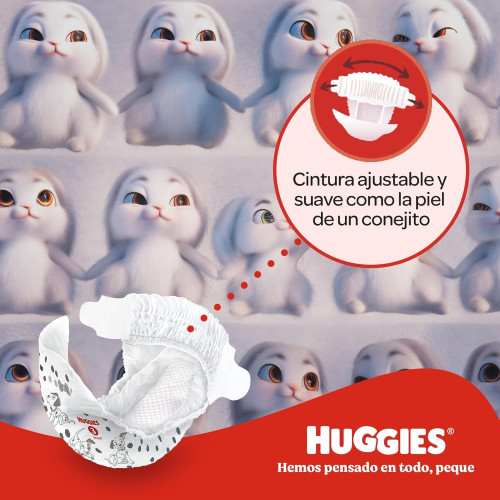 Huggies Little Movers Talla 3 (4-9 kg) Pack Ahorro 168 Pañales (3x56) – Libertad de Movimiento y Máxima Protección