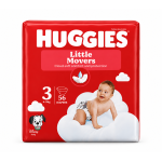 Huggies Little Movers Talla 3 (4-9 kg) | Máxima libertad de movimiento y protección para bebés activos