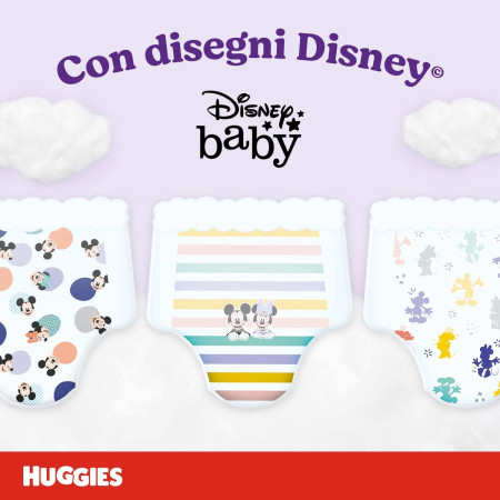 Huggies Little Movers Talla 4 (7-18 kg) Pack Ahorro 150 Pañales (3x50) – Libertad de Movimiento y Protección Total
