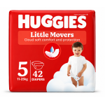 Huggies Little Movers Talla 5 (11-25 kg) | Máxima libertad de movimiento y protección para niños activos