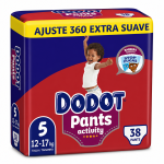 Dodot Pants Activity Talla 5 (12-17 kg) 38 Pants | Ajuste 360 Extra Suave y Protección Stop Fugas
