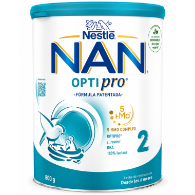 Leche continuación NAN OPTIPRO 2 6-12 meses Nestlé – Nutrición avanzada para bebés