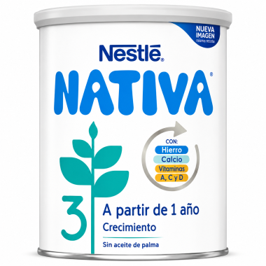 Leche de crecimiento Nestlé NATIVA 3 +12 meses | Leche bebé fórmula crecimiento etapa 3