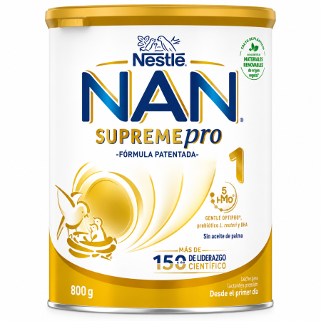 Nestlé NAN Supreme Pro 1 800 g – Leche Premium para Lactantes Desde el Primer Día