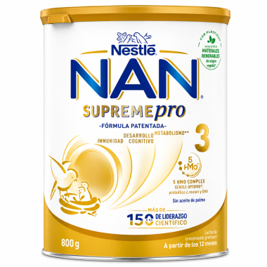 Leche Crecimiento NAN SUPREME PRO 3 Nestlé Bebé +12 Meses