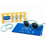 Gafas de Sol Mustela Polarizadas Ecológicas Redondas | Protección UV con cordón de sujeción, funda y pañito de limpieza