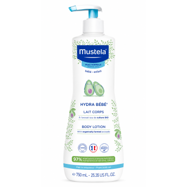 Loción Corporal Mustela Hydra Bébé | Hidratación suave y protección diaria para bebés
