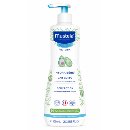 Loción Corporal Mustela Hydra Bébé | Hidratación suave y protección diaria para bebés
