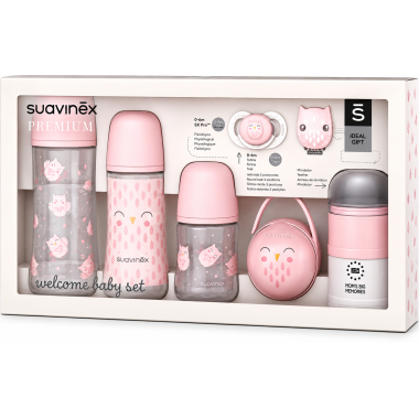 Set Welcome Baby Bonhomia Suavinex – Kit Completo Recién Nacido con Biberones, Chupete y Accesorios