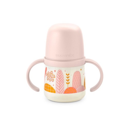 Pack Suavinex Rosa – Vaso Anticólico 150 ml, 2 Chupetes SX Pro Anatómicos y Mordedor +0m