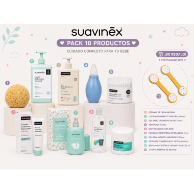 Pack Súper Ahorro Suavinex 10 Productos – Higiene y Cuidado Completo para Bebé