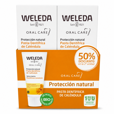Pasta Dentífrica Caléndula Weleda 75 ml – Cuidado Bucal Natural sin Flúor para toda la familia