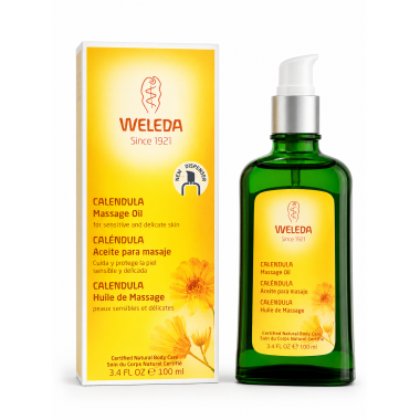 Aceite para Masaje de Caléndula 100 ml Weleda – Relajación y Cuidado Natural para Bebé