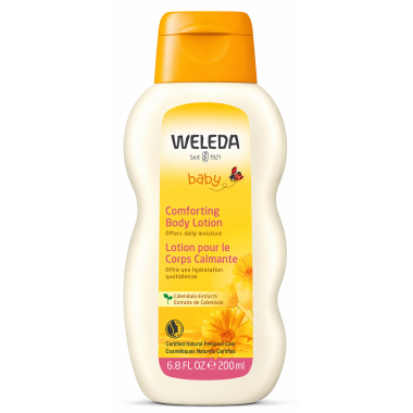 Leche Corporal Caléndula 200 ml Weleda – Hidratación Suave para la Piel del Bebé