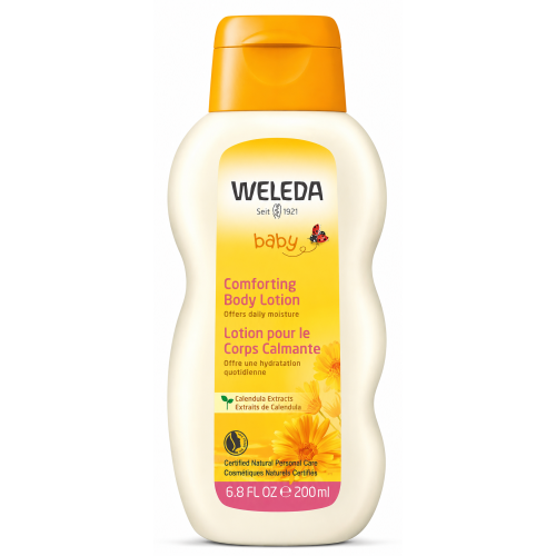 Leche Corporal Caléndula 200 ml Weleda – Hidratación Suave para la Piel del Bebé