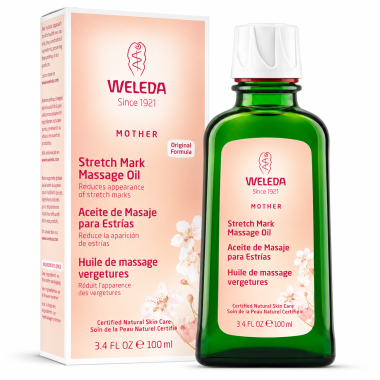 Aceite para Masaje Antiestrías 100 ml Weleda – Prevención y Elasticidad Durante el Embarazo