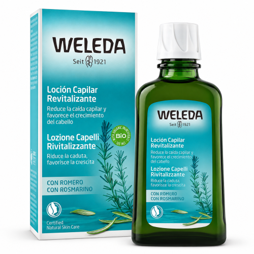 Loción Capilar Revitalizante con Romero 100 ml Weleda – Fuerza y Vitalidad para el Cabello