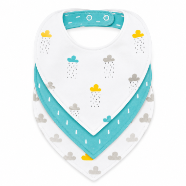 Pack de Bandanas Babero para Bebé – Suavidad, absorción y estilo para el día a día.