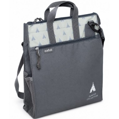 Bolsa Maternal Olmitos Tipi Grey Bolso Carrito Bebé con Compartimentos
