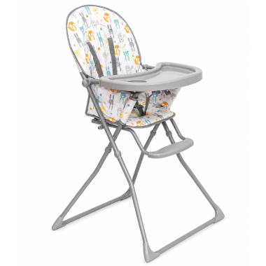 Trona Bebé Plegable Olmitos Forest Regulable con Bandeja y Arnés hasta 15 kg