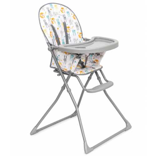 Trona Bebé Plegable Olmitos Forest Regulable con Bandeja y Arnés hasta 15 kg