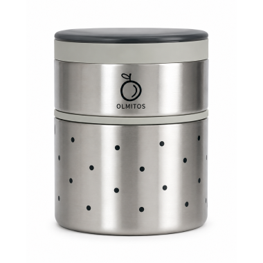 Termo Sólidos Olmitos Dots Papillero Acero Inoxidable Bebé