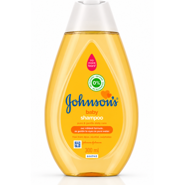 Champú Johnson’s Gold 300 ml – Cabello Suave y Sin Lágrimas | Johnson's Baby
