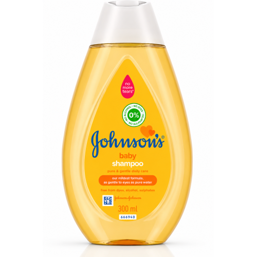 Champú Johnson’s Gold – Pack Ahorro 6 x 300 ml | Johnson's Baby