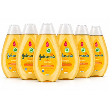 Champú Johnson’s Gold – Pack Ahorro 6 x 300 ml | Johnson's Baby
