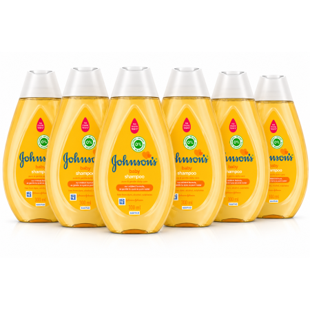 Champú Johnson’s Gold – Pack Ahorro 6 x 300 ml | Johnson's Baby