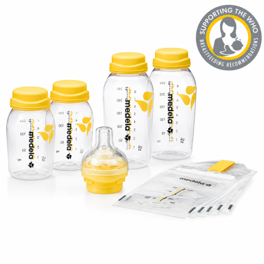 Set Medela para Lactancia Materna – Biberones, Tetina y Bolsas de Conservación de Leche Materna