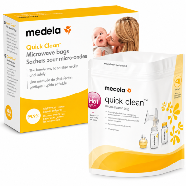 Bolsas de Esterilización para Microondas Medela Quick Clean – Desinfección Rápida y Segura para Accesorios de Lactancia