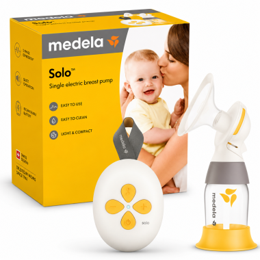 Extractor de Leche Eléctrico Medela Solo™ – Compacto, Recargable y Fácil de Usar para una Extracción Cómoda