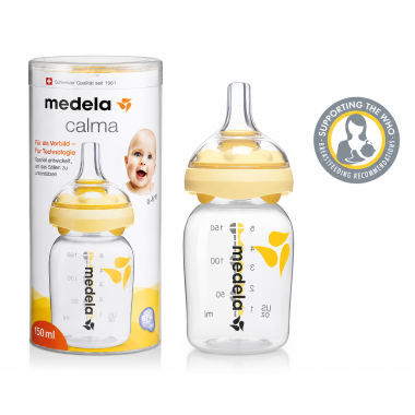 Biberón Medela Tetina Calma | Leche Materna Bebé