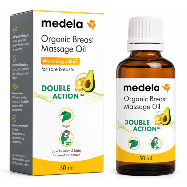 Aceite Orgánico Masaje de Pecho Medela 50ml | Lactancia Natural