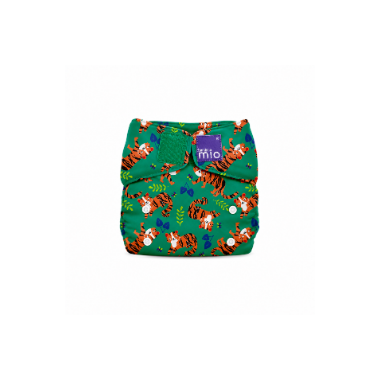 Pañal Reutilizable Bambino Mio Tigres – Ajustable, Lavable y Ecológico