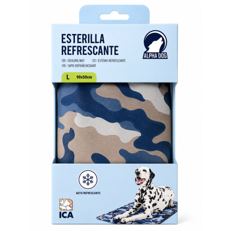 Esterilla Refrescante Alpha Dog 90x50 cm para Perros | Auto Refrescante