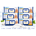 Toallitas Dodot Aqua Pure con Tapita Pack 288 Uds (6x48) – 99% Agua | Nuevo Formato Más Grueso y Resistente