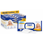 Toallitas Dodot Aqua Pure con Tapita Pack Ahorro 864 Uds (18x48) – Máxima Pureza y Suavidad para tu Bebé