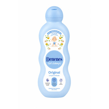 Denenes Gel-Champú Original 650 ml | Limpieza Suave, Hidratación y Protección para Bebés y Niños