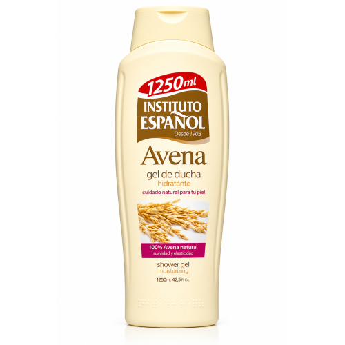 Gel de Ducha Hidratante con Avena Instituto Español 1250 ml | Suavidad y Cuidado para Piel Sensible