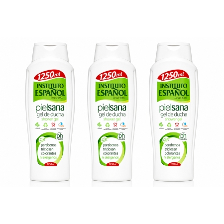 Pack Ahorro Champú Piel Sana Instituto Español 3 x 750 ml | Limpieza Suave para Toda la Familia