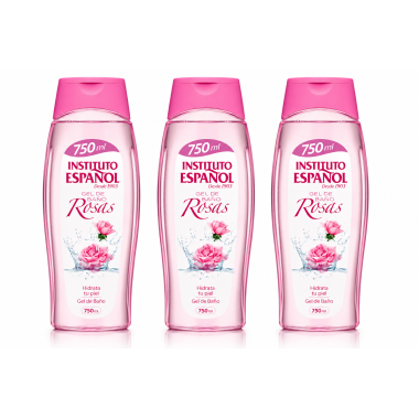 Pack Ahorro Colonia Agua de Rosas Instituto Español 3 x 750 ml | Frescura y Elegancia Diaria