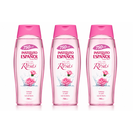 Pack Ahorro Colonia Agua de Rosas Instituto Español 3 x 750 ml | Frescura y Elegancia Diaria