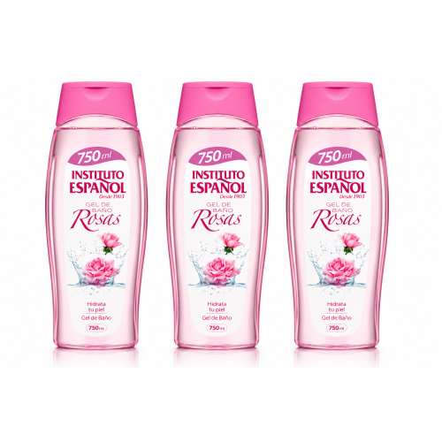Pack Ahorro Colonia Agua de Rosas Instituto Español 3 x 750 ml | Frescura y Elegancia Diaria